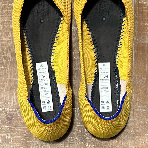 Rothy’s The Point Marigold Yellow Gold flats - Picture 5 of 5